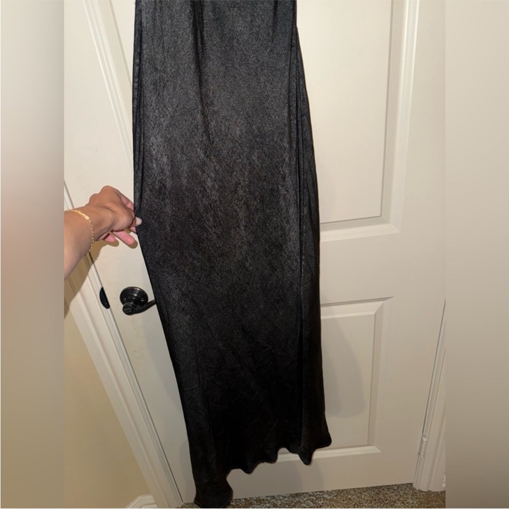 Free People Ella Dress size‎ 2 dark Gray silver Halter Dress - Picture 7 of 15
